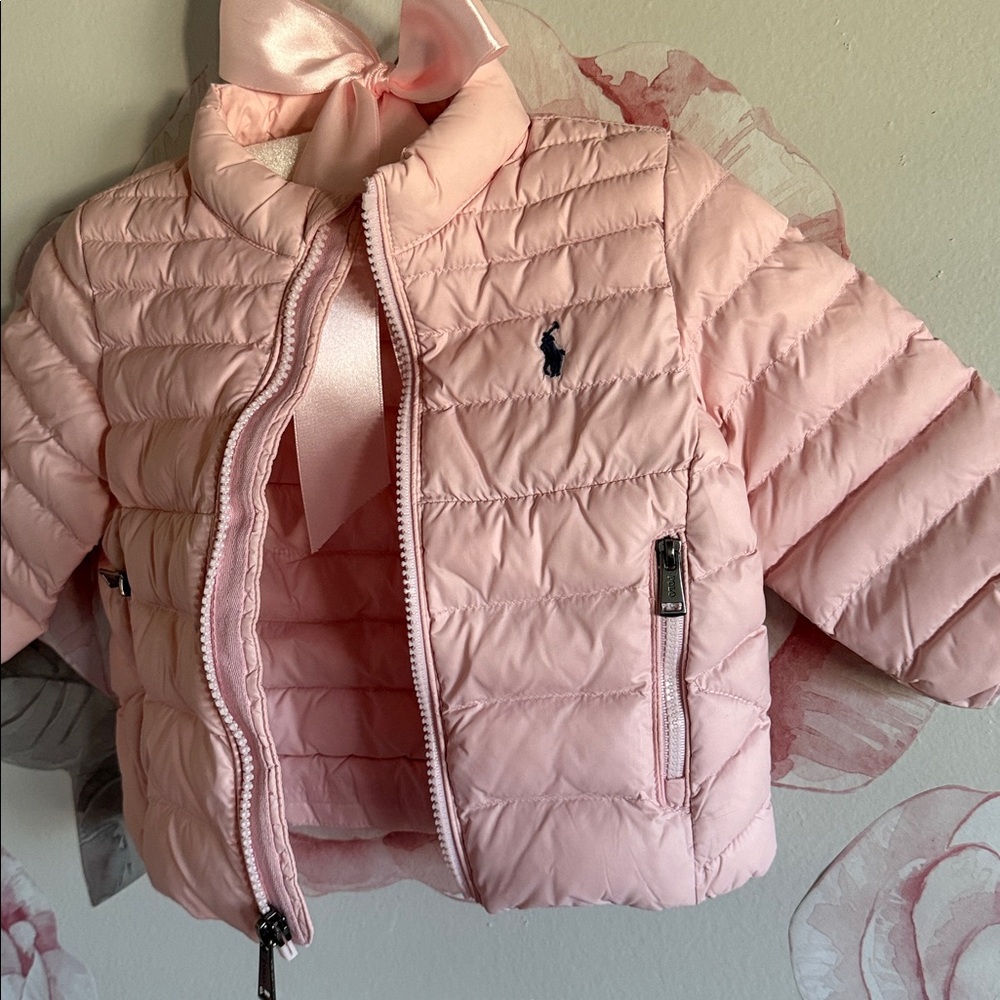 Ralph Lauren Light Pink Quilted Jacket